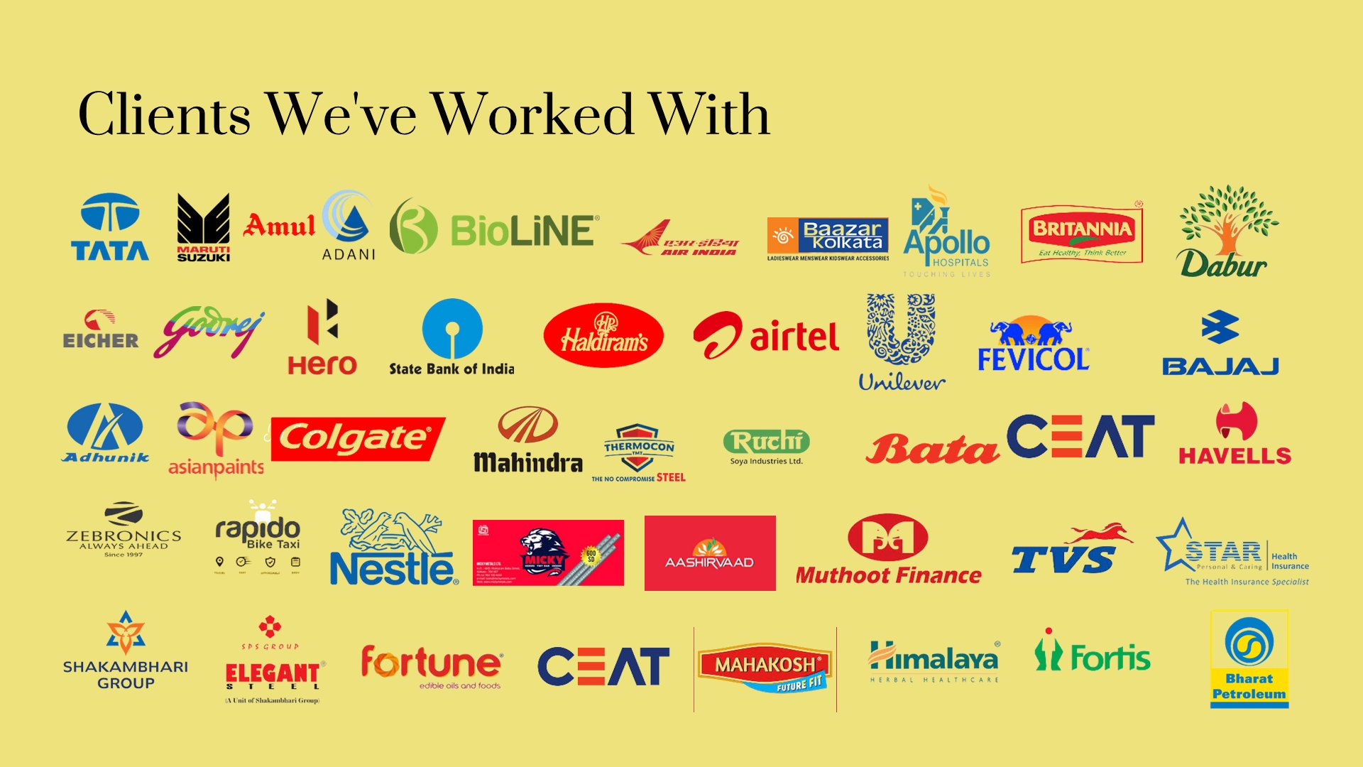 Clients We've Worked With