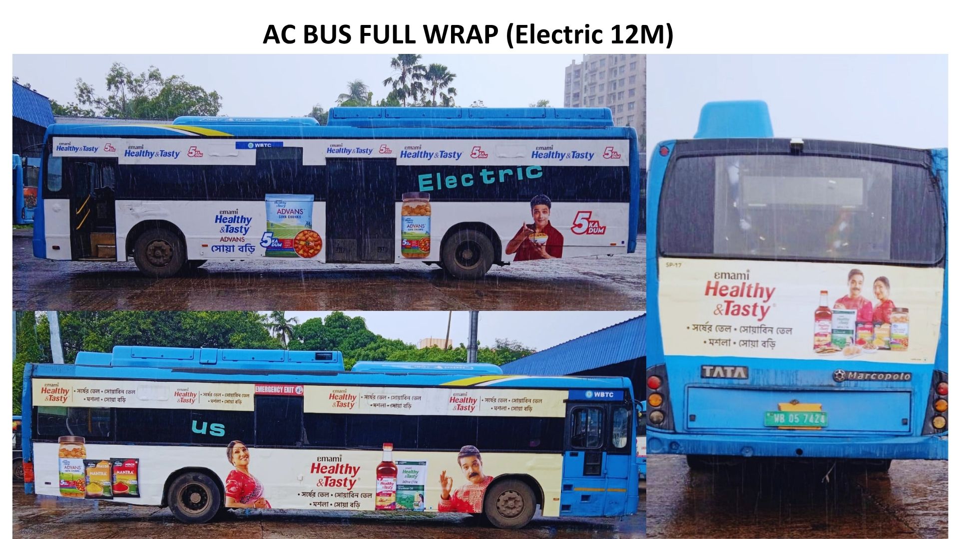 Electric 12M Bus Full Wrap
