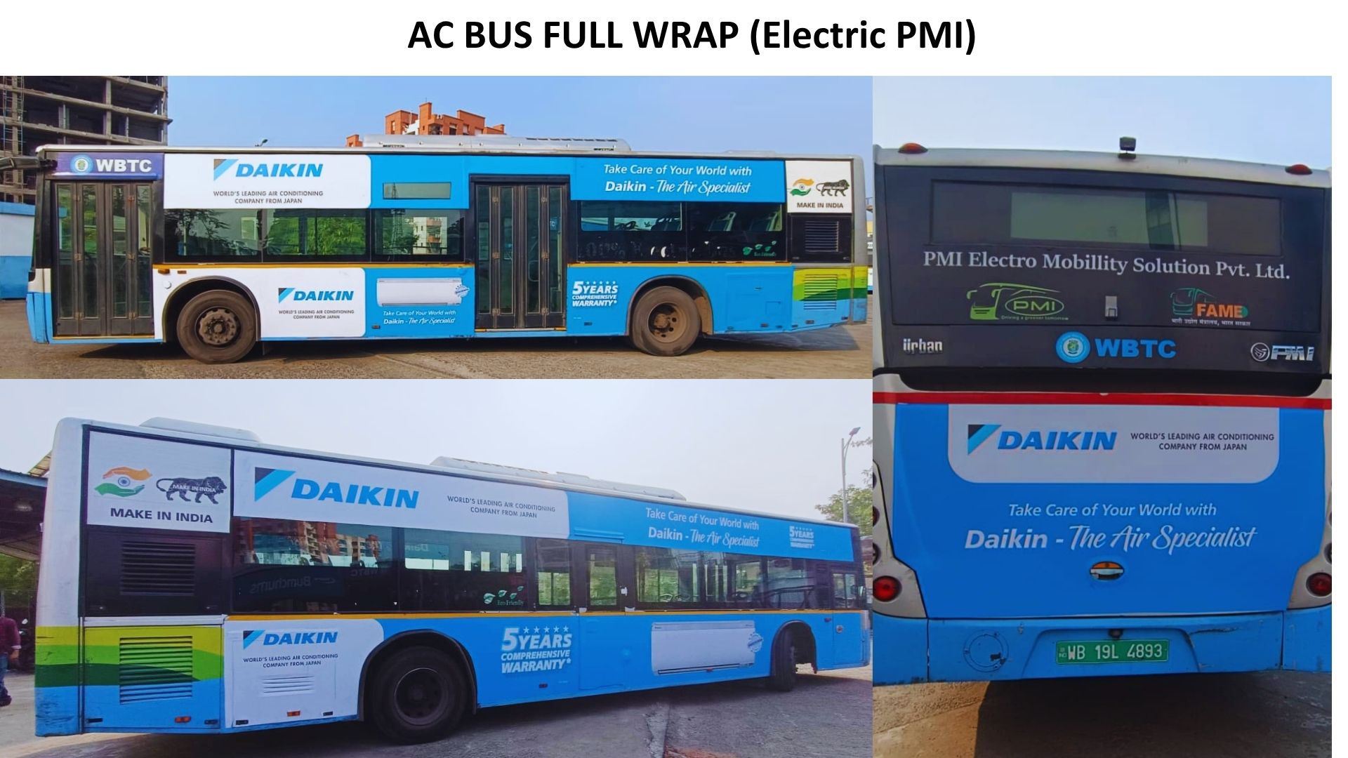 PMI Electric Bus Full Wrap