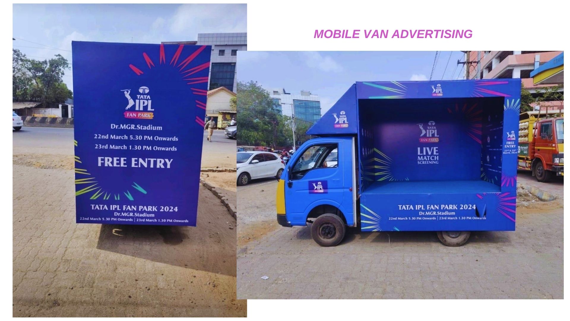 Mobile Van - Live Match Screening