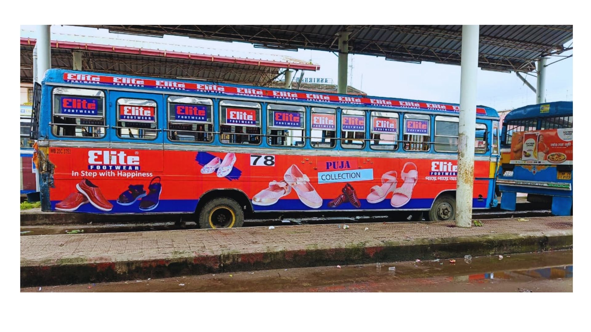 Elite Footwear Bus Side Panel