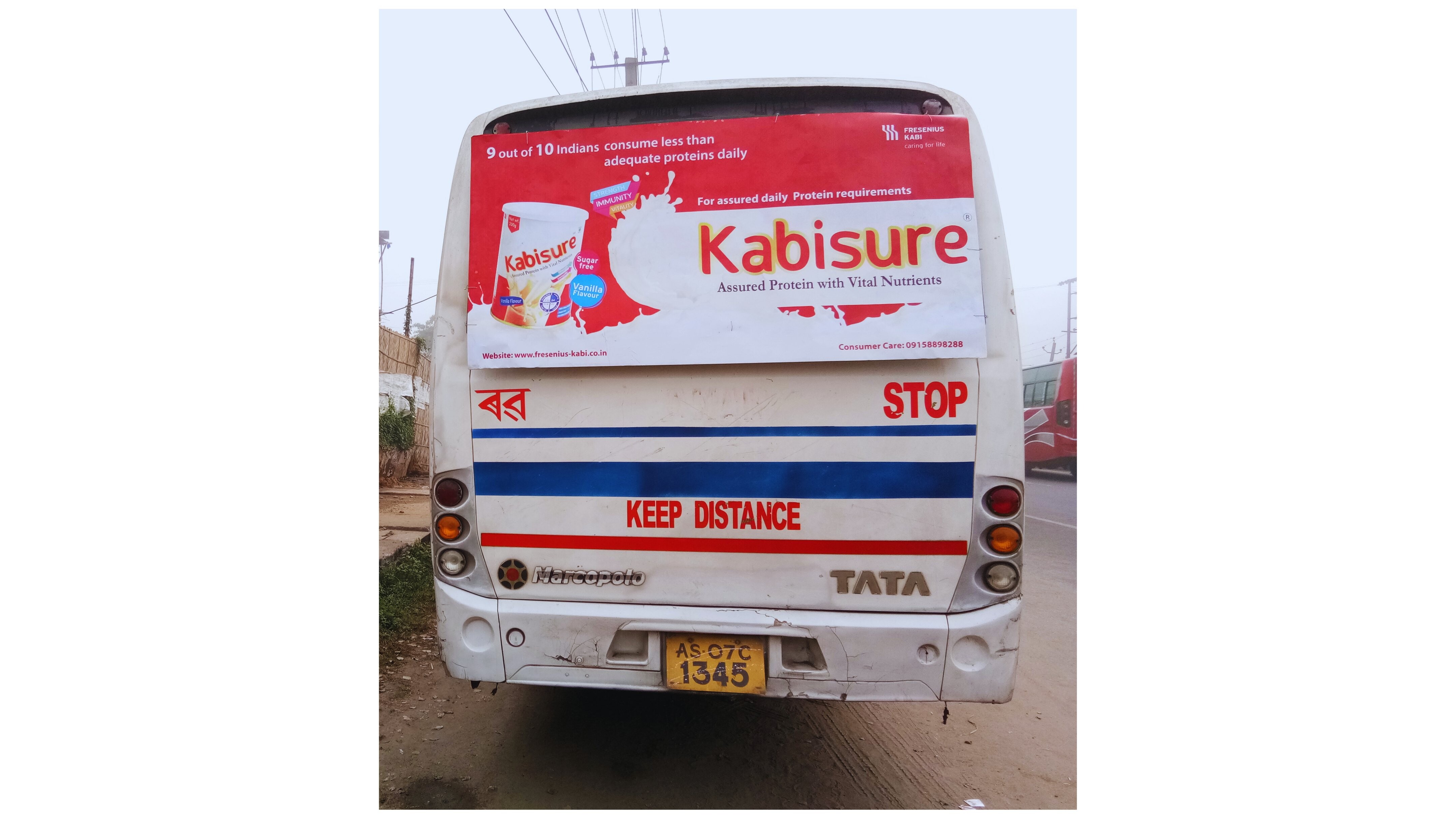 Kabisure Protein Bus Back Panel