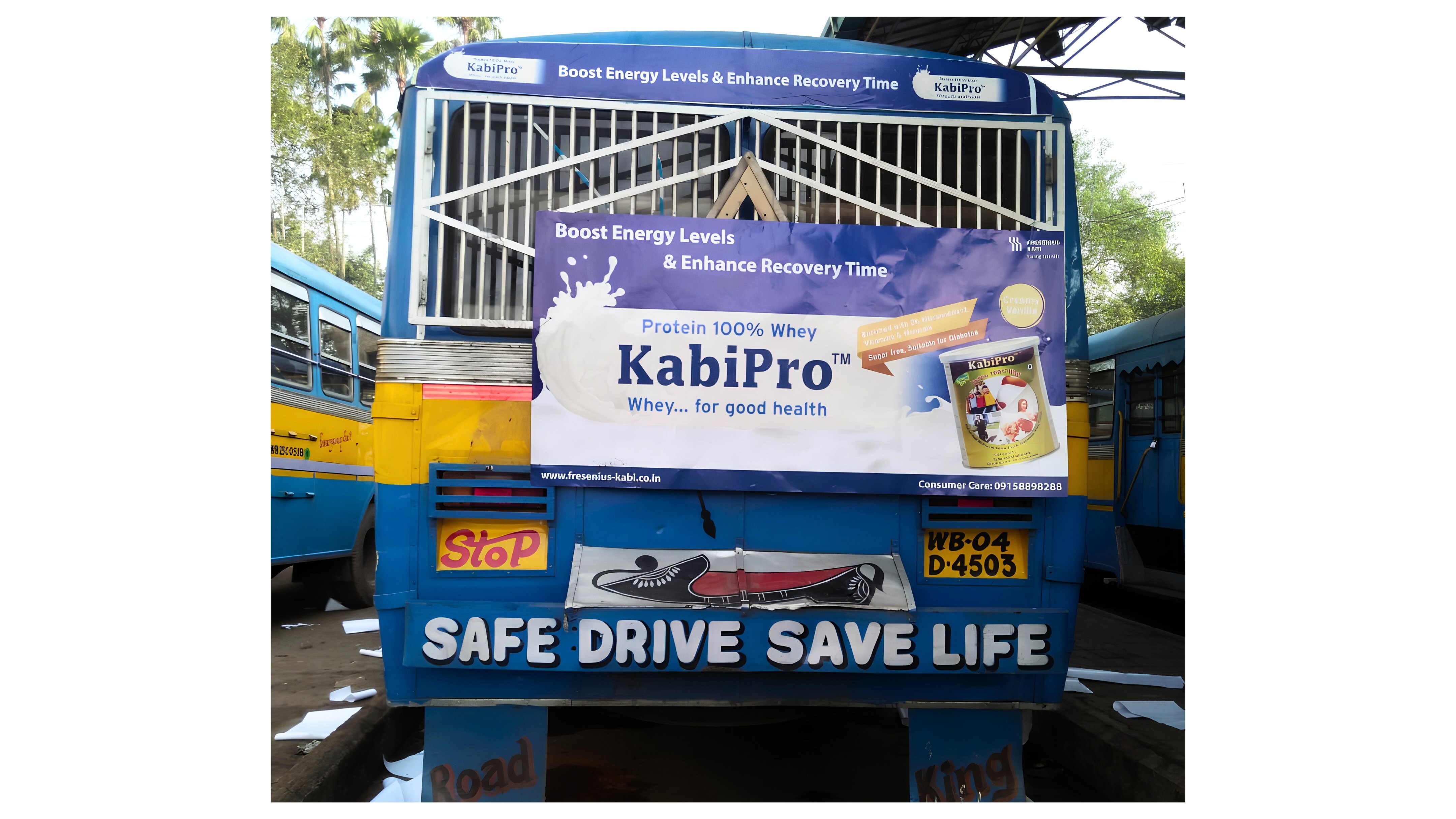 KabiPro Whey Protein Bus Back