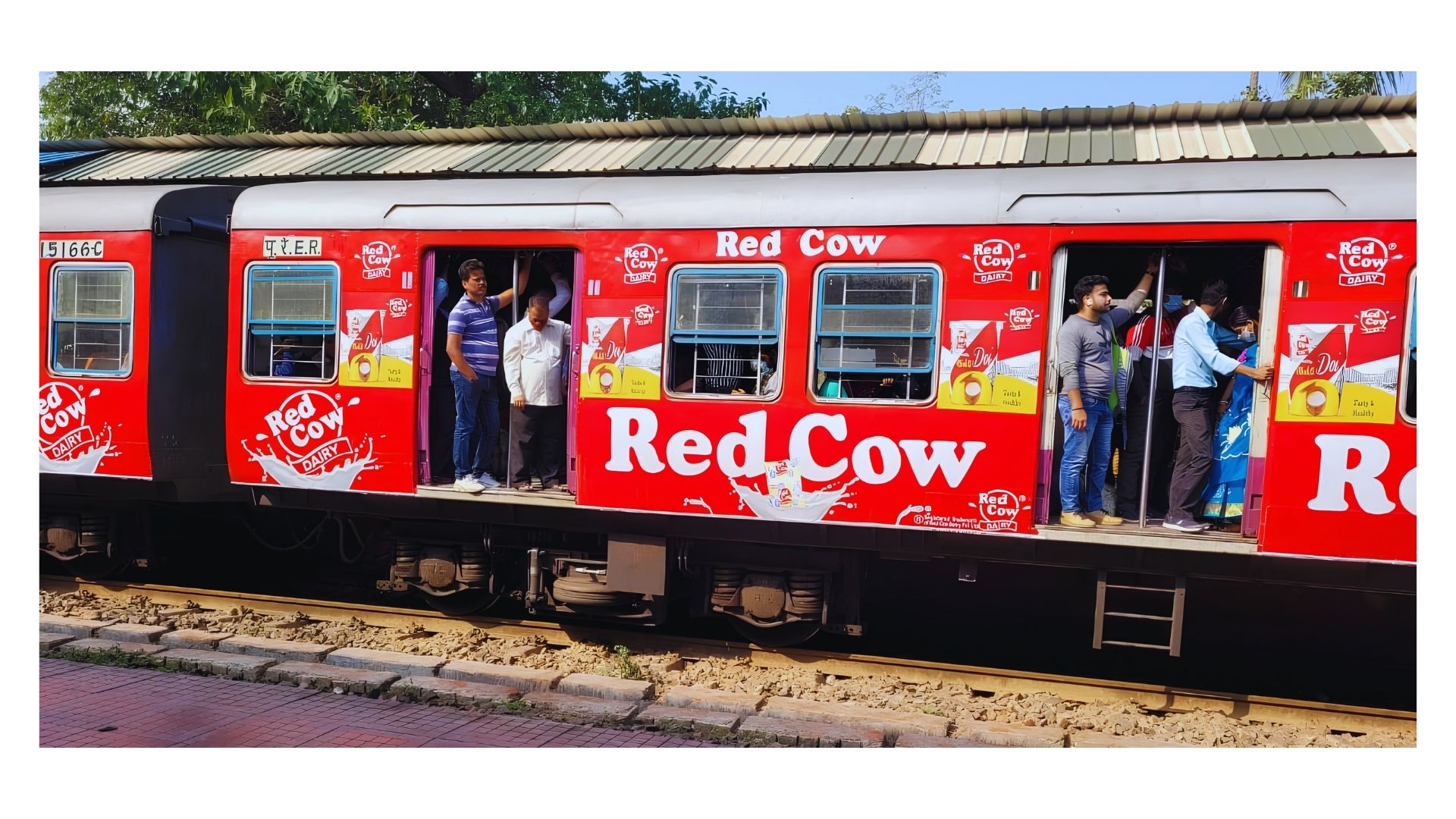 Train Branding on Eastern Railway Locals — Campaign 2