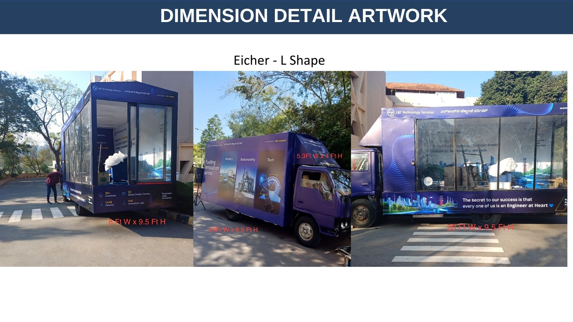 Eicher L-Shape Premium Van